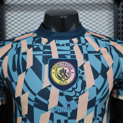 24-25 Manchester City Blue Retro Style Special Edition Shirt